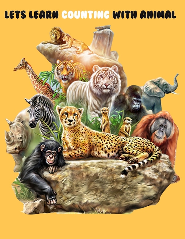 Front cover_Lets Learn Counting With Animal