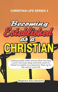 Front cover_Becoming Established as a Christian