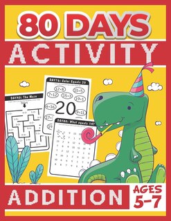 Couverture_80 Days Activity Addition for Kids Ages 5-7