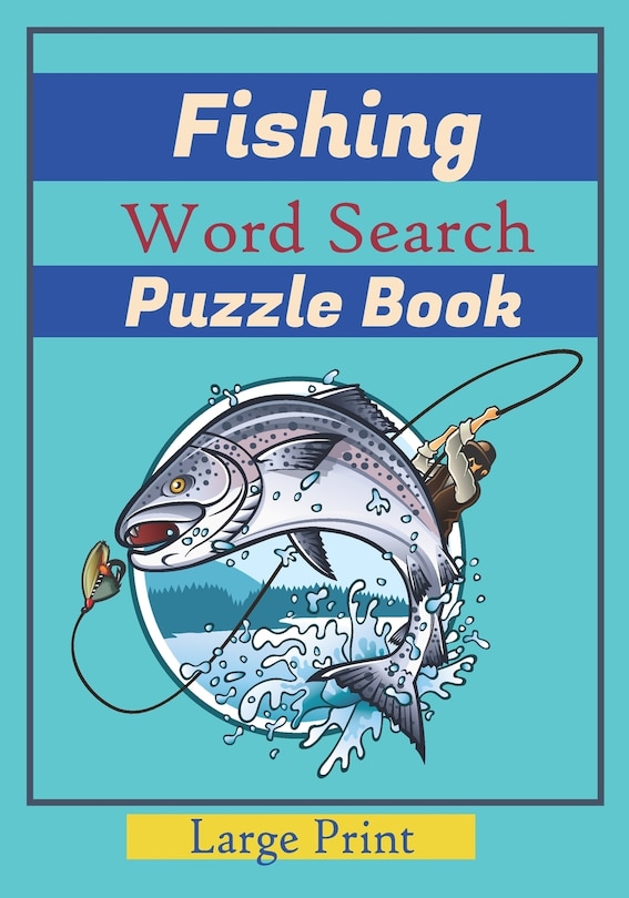 Front cover_Fishing Word Search Puzzle Book