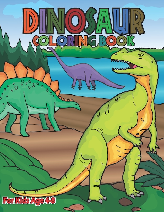 Front cover_Dinosaur Coloring Book