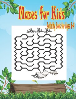 Couverture_Mazes for Kids Activity Book for Ages 4-8