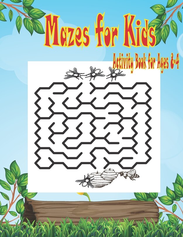 Couverture_Mazes for Kids Activity Book for Ages 4-8