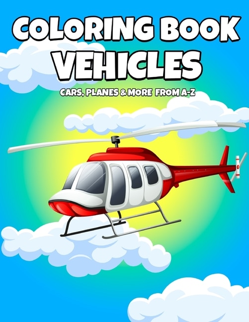 Front cover_Coloring Book Vehicles