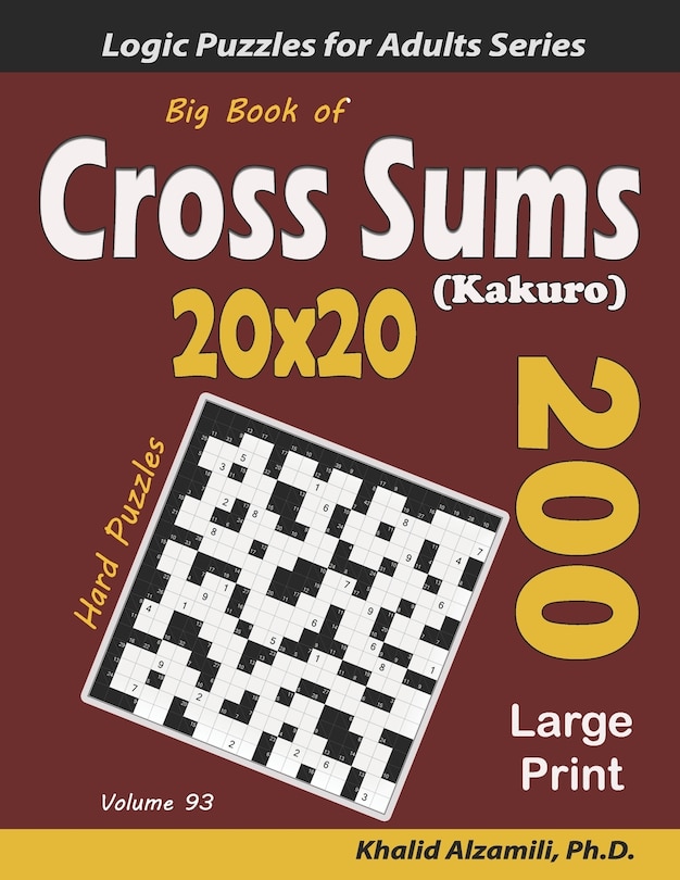 Front cover_Big Book of Cross Sums (Kakuro)