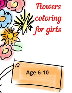 Front cover_Flowers coloring for girls