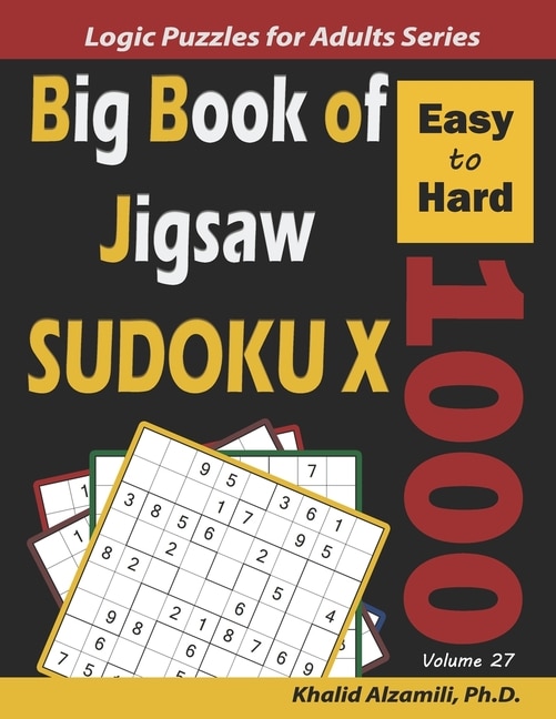Front cover_Big Book of Jigsaw Sudoku X