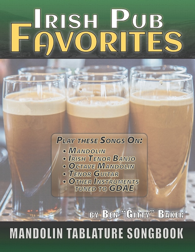 Front cover_Irish Pub Favorites Mandolin Tablature Songbook