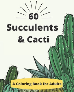 Front cover_60 Succulents & Cacti Coloring Books