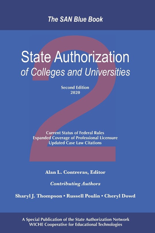 Couverture_State Authorization of Colleges and Universities