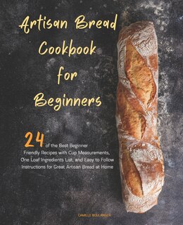 Couverture_Artisan Bread Cookbook for Beginners