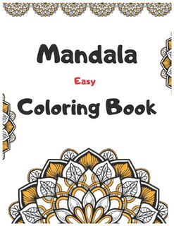 Couverture_Mandala Easy Coloring Book