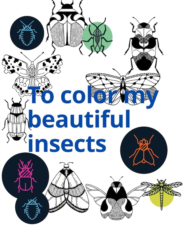 Front cover_To color my beautiful insects