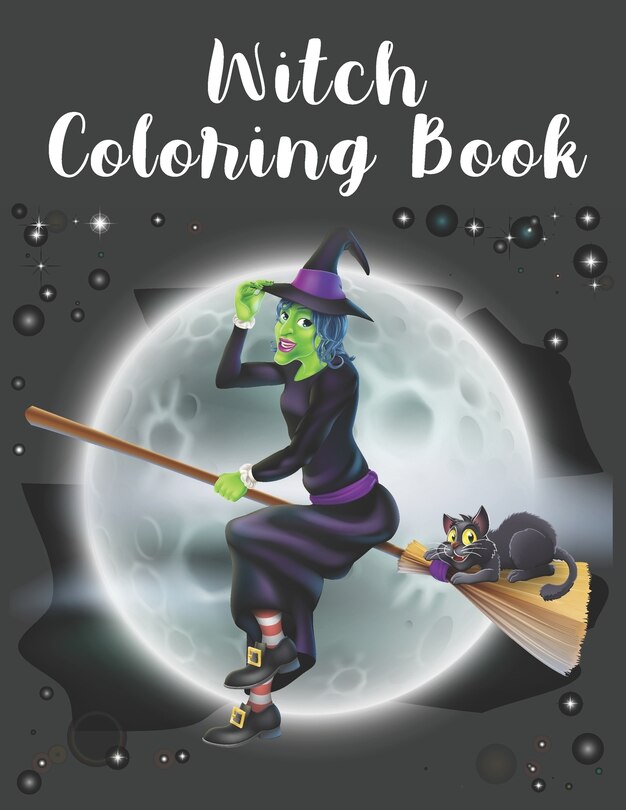 Front cover_Witch Coloring Book