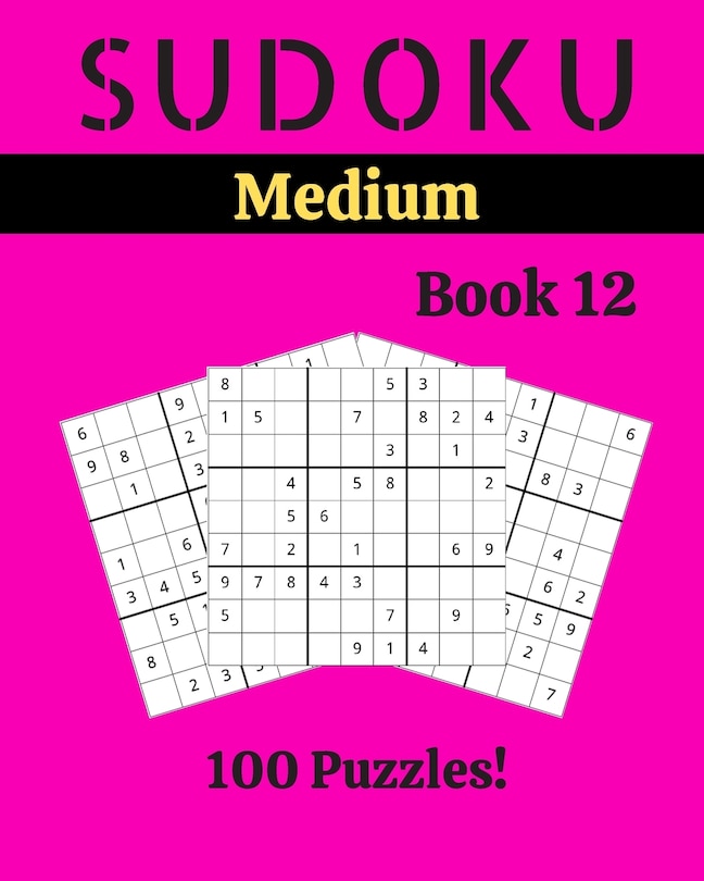 Front cover_Sudoku Medium Book 12