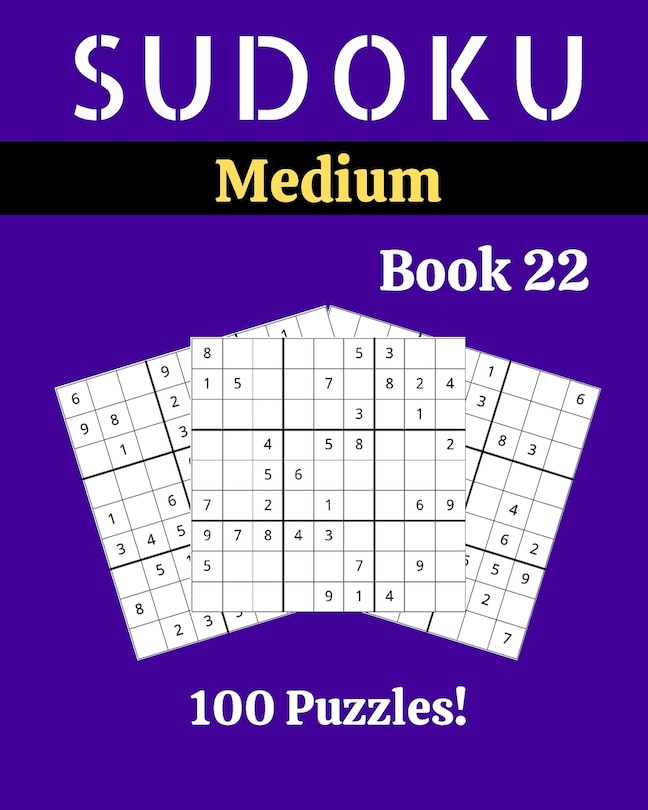 Front cover_Sudoku Medium Book 22