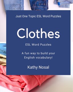 Front cover_Clothes ESL Word Puzzles