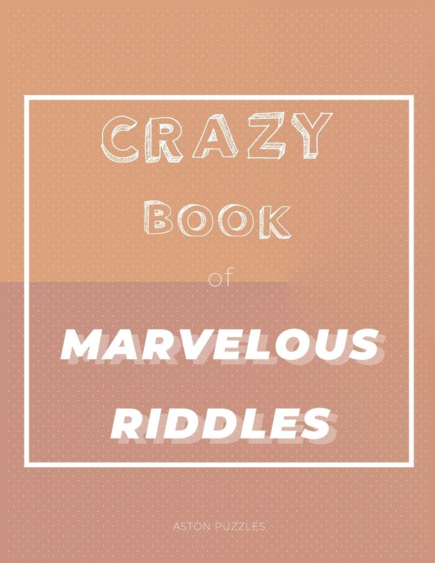 Couverture_Crazy Book of Marvelous Riddles