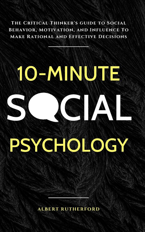 Front cover_10-Minute Social Psychology