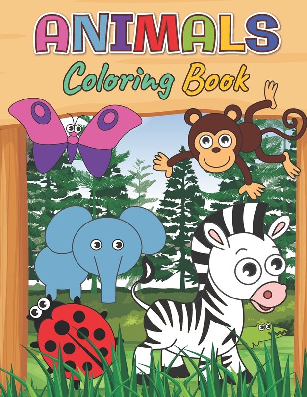 Front cover_Animals Coloring Book