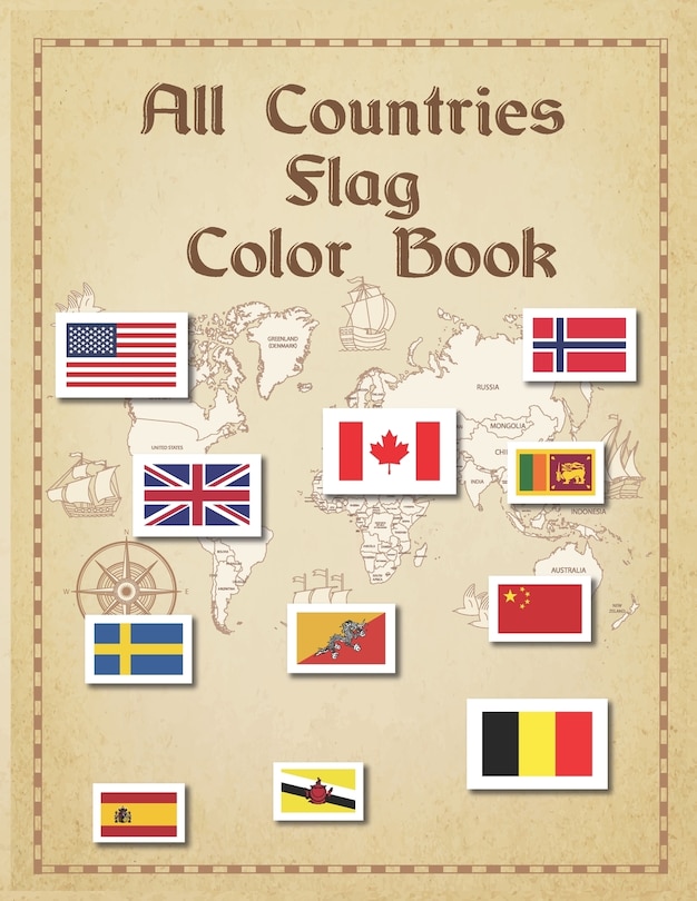 Front cover_All Countries Flag Color Book
