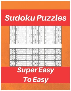 Couverture_Sudoku Puzzles Super Easy To Easy