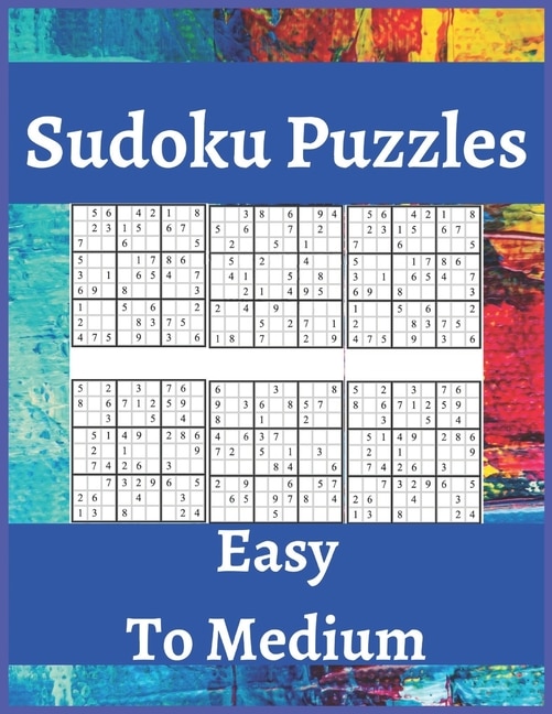 Front cover_Sudoku Puzzles Easy To Medium
