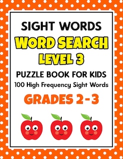 Front cover_SIGHT WORDS Word Search Puzzle Book For Kids - LEVEL 3