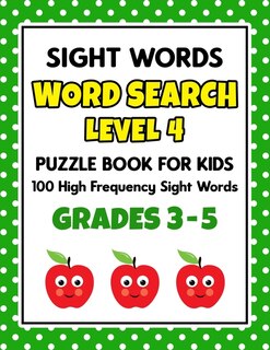 Couverture_SIGHT WORDS Word Search Puzzle Book For Kids - LEVEL 4