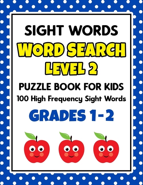 Front cover_SIGHT WORDS Word Search Puzzle Book For Kids - LEVEL 2