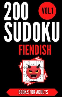 Front cover_Sudoku Books For Adults FIENDISH - Vol.1
