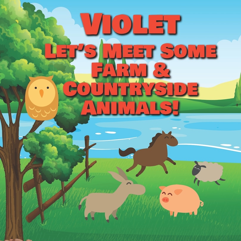 Couverture_Violet Let's Meet Some Farm & Countryside Animals!