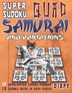 Front cover_Super Sudoku Quad Samurai and variations