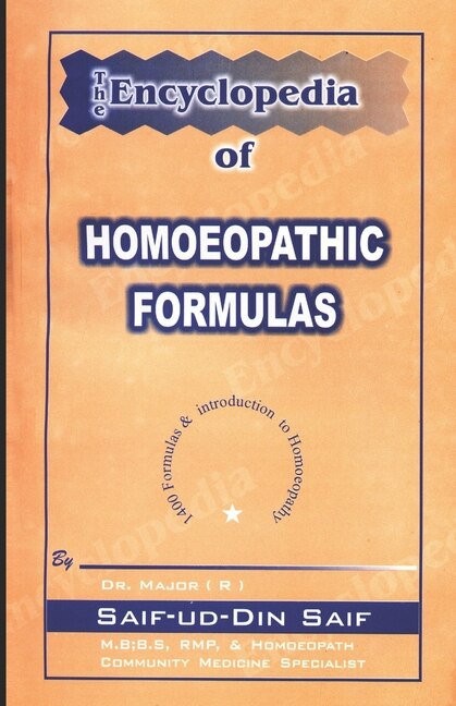 Front cover_The Encyclopedia of Homoeopathic Formulas