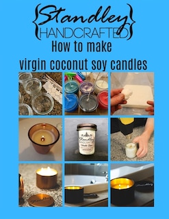 Couverture_How to make virgin coconut soy candles