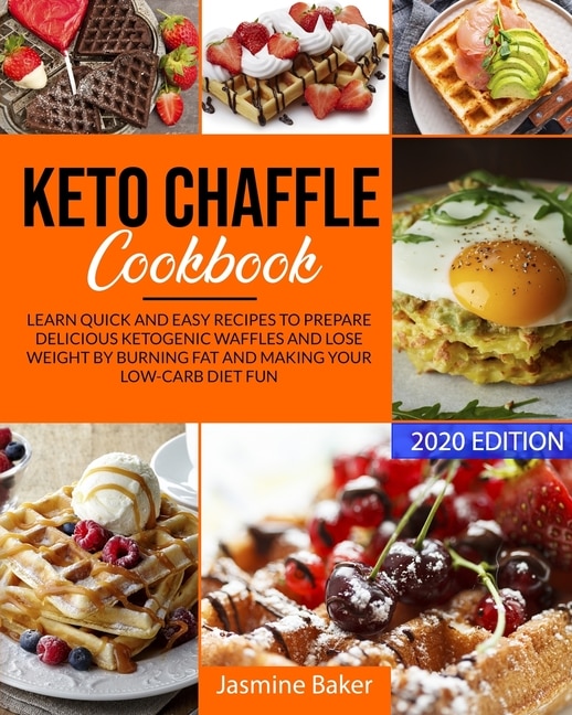 Front cover_Keto Chaffle Cookbook