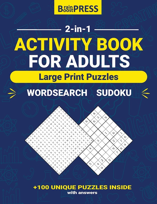 Front cover_Activity Book For Adults