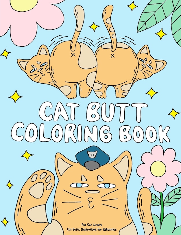 Front cover_Cat Butt Coloring Book