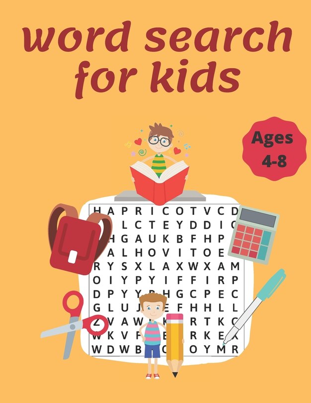Couverture_Word search for Kids Ages 4-8
