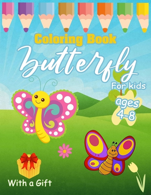 Couverture_butterfly coloring books for kids ages 4-8