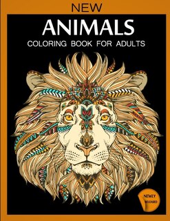 Front cover_Animals Coloring Book For Adults