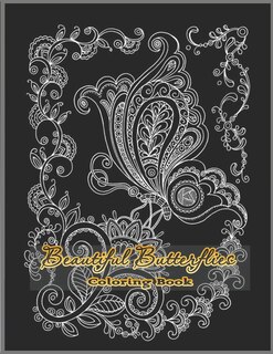 Front cover_Beautiful Butterfly Coloring Book