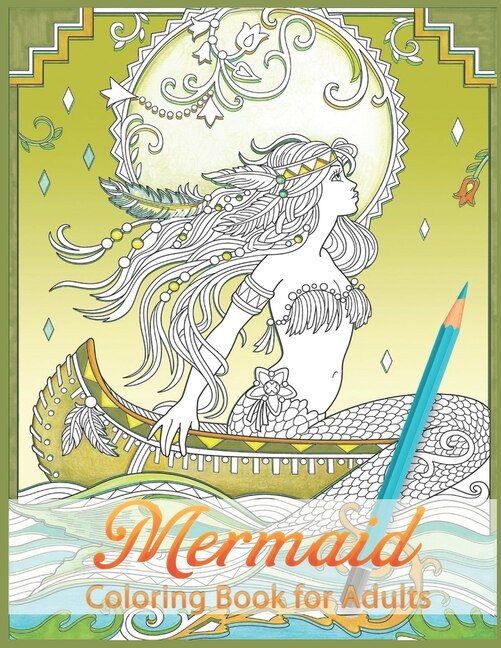 Front cover_Mermaids Coloring Book
