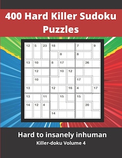 Front cover_400 Hard Killer Sudoku Puzzles