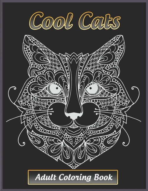 Couverture_Cool Cats Adult Coloring Book