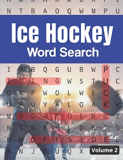 Front cover_Ice Hockey Word Search (Volume 2)