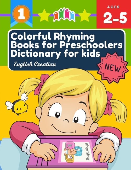 Couverture_Colorful Rhyming Books for Preschoolers Dictionary for kids English Croatian