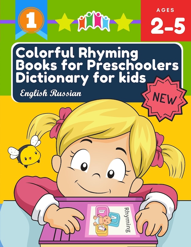 Couverture_Colorful Rhyming Books for Preschoolers Dictionary for kids English Russian