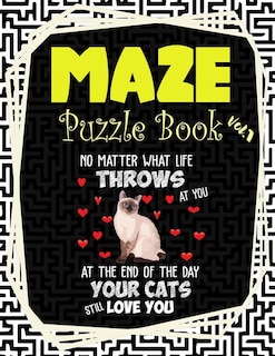 Front cover_Maze Puzzle Book Vol.1
