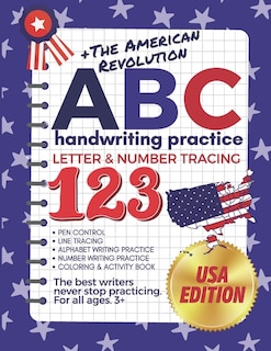 Couverture_+The American Revolution ABC Handwriting Practice Letter & Number Tracing 123